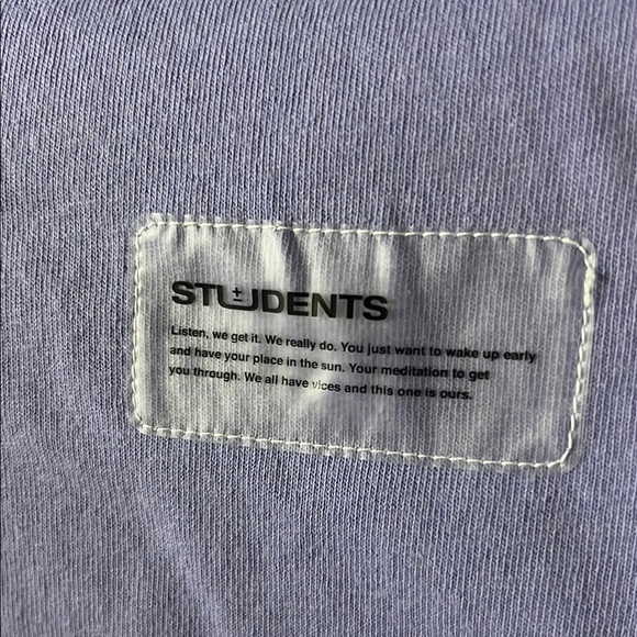 Students Golf Purple Short Sleeve Tee - Picture 6 of 7